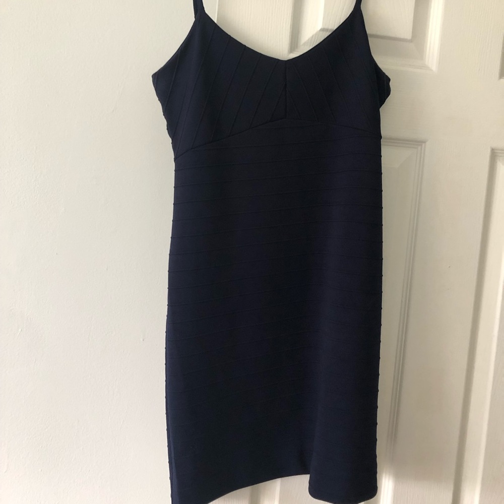 Navy mini dress